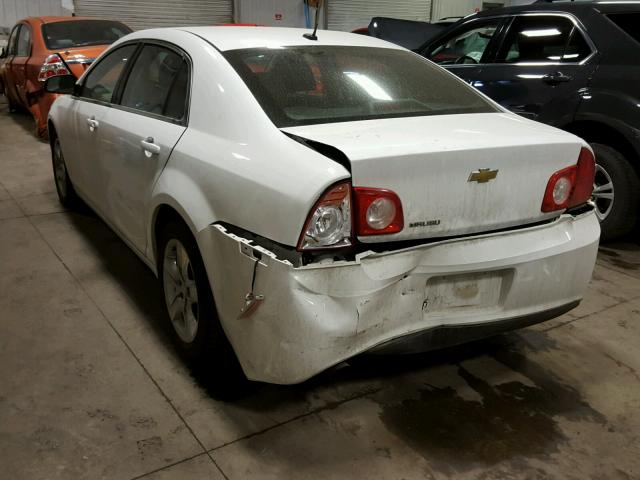1G1ZB5E11BF335373 - 2011 CHEVROLET MALIBU LS WHITE photo 3
