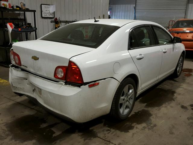 1G1ZB5E11BF335373 - 2011 CHEVROLET MALIBU LS WHITE photo 4