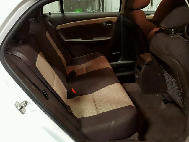 1G1ZB5E11BF335373 - 2011 CHEVROLET MALIBU LS WHITE photo 6