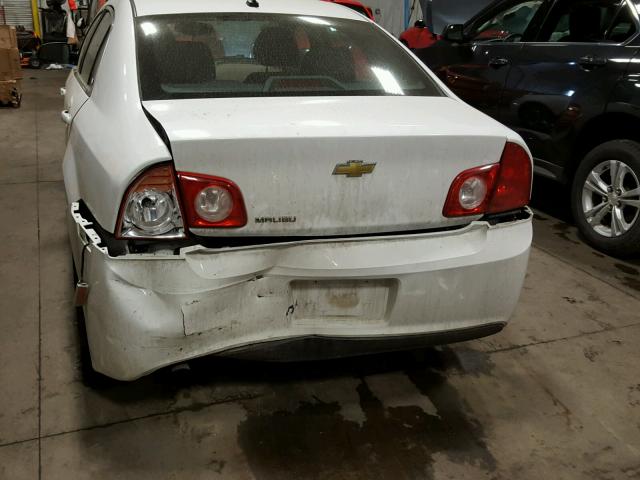 1G1ZB5E11BF335373 - 2011 CHEVROLET MALIBU LS WHITE photo 9