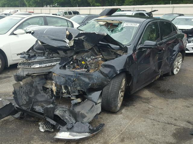 1G11C5SA1DF320471 - 2013 CHEVROLET MALIBU 1LT შავი ფოტო 2