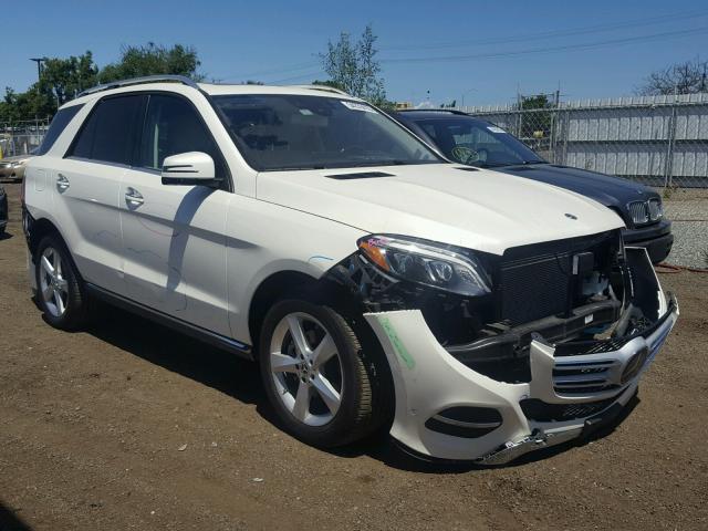 4JGDA5JB2HA964659 - 2017 MERCEDES-BENZ GLE 350 WHITE photo 1