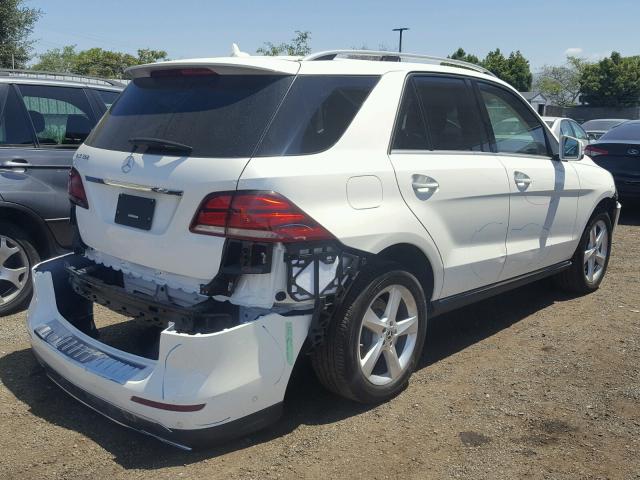 4JGDA5JB2HA964659 - 2017 MERCEDES-BENZ GLE 350 WHITE photo 4