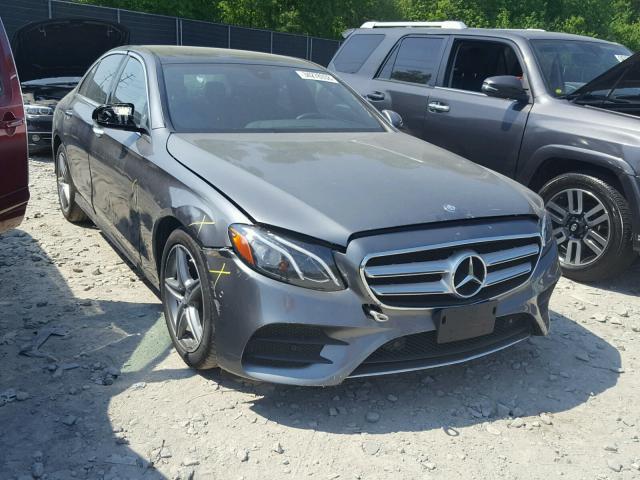 WDDZF4KBXHA204800 - 2017 MERCEDES-BENZ E 300 4MAT GRAY photo 1