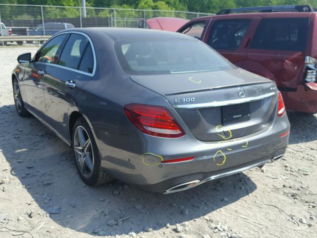 WDDZF4KBXHA204800 - 2017 MERCEDES-BENZ E 300 4MAT GRAY photo 3