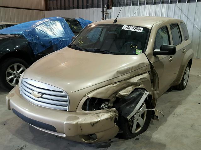 3GNDA13D18S628213 - 2008 CHEVROLET HHR LS GOLD photo 2