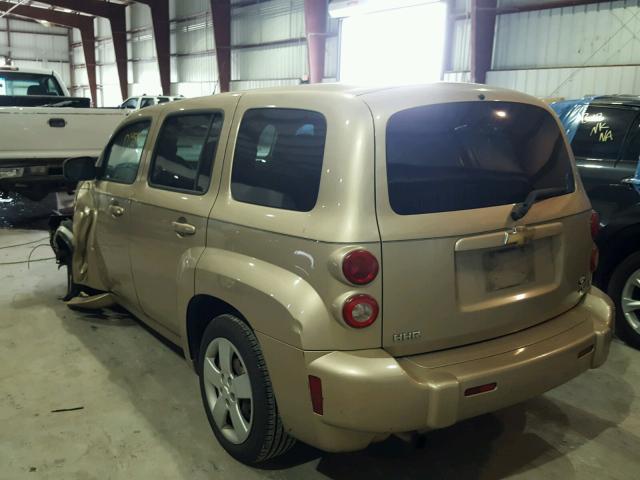 3GNDA13D18S628213 - 2008 CHEVROLET HHR LS GOLD photo 3