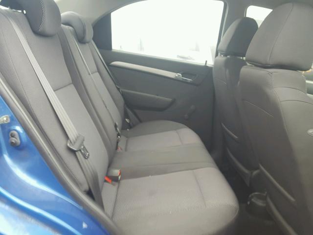 KL1TD5DE4AB120045 - 2010 CHEVROLET AVEO LS BLUE photo 6