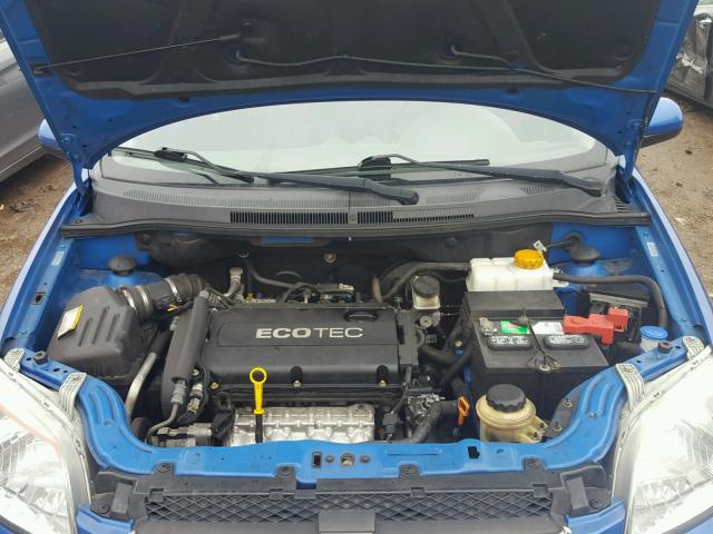 KL1TD5DE4AB120045 - 2010 CHEVROLET AVEO LS BLUE photo 7