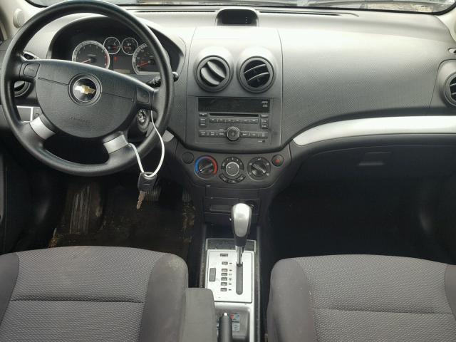 KL1TD5DE4AB120045 - 2010 CHEVROLET AVEO LS BLUE photo 9