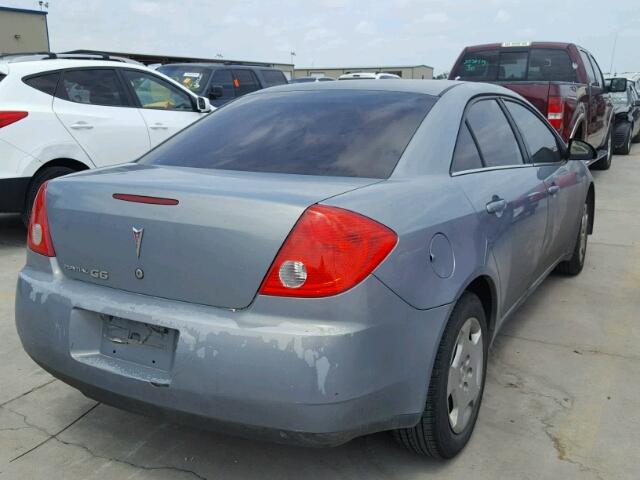 1G2ZF57B884147136 - 2008 PONTIAC G6 VALUE L BLUE photo 4