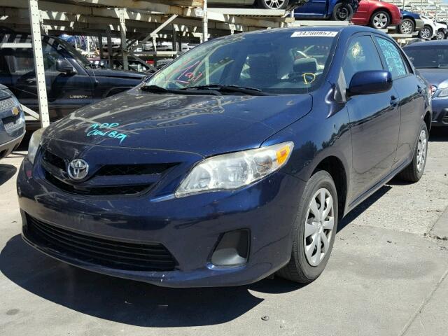 JTDBU4EE7B9162554 - 2011 TOYOTA COROLLA BA BLUE photo 2