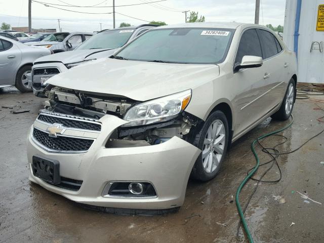 1G11E5SA4DF212856 - 2013 CHEVROLET MALIBU 2LT GOLD photo 2