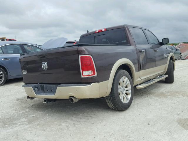 1C6RR6PT5ES278492 - 2014 RAM 1500 LONGH BROWN photo 4