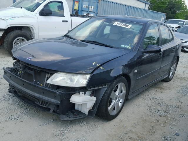 YS3FH41U861123973 - 2006 SAAB 9-3 AERO BLACK photo 2