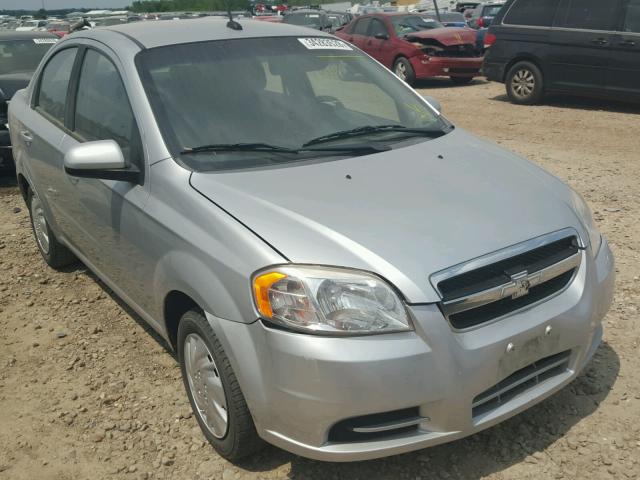KL1TD5DE7BB214034 - 2011 CHEVROLET AVEO LS SILVER photo 1