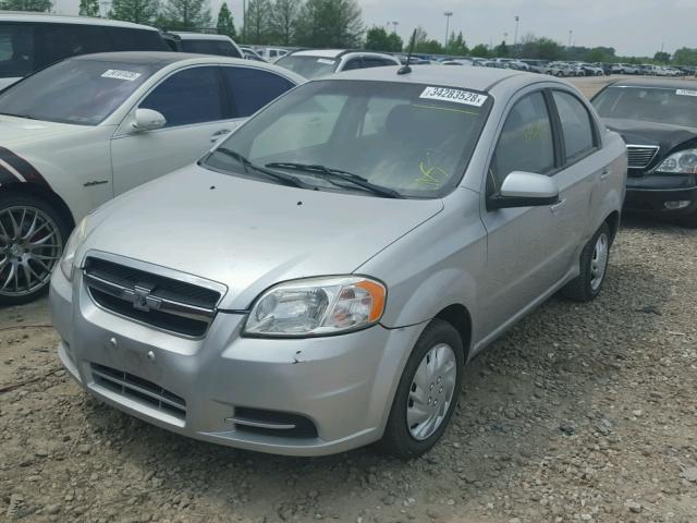 KL1TD5DE7BB214034 - 2011 CHEVROLET AVEO LS SILVER photo 2