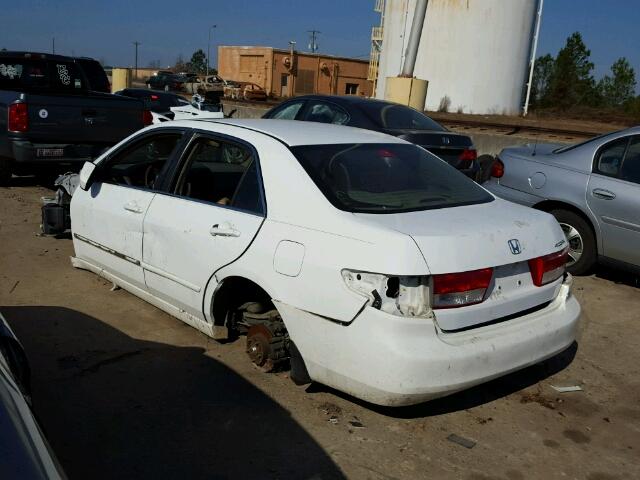 1HGCM66523A101015 - 2003 HONDA ACCORD EX WHITE photo 3