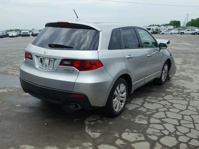 5J8TB2H24BA005855 - 2011 ACURA RDX SILVER photo 4