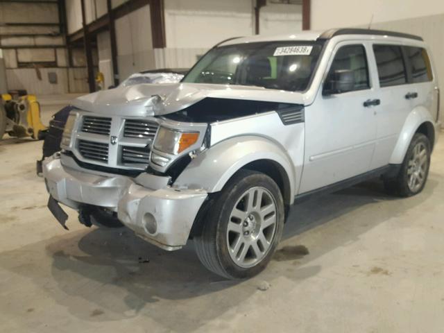 1D4PU4GK0BW570777 - 2011 DODGE NITRO HEAT SILVER photo 2