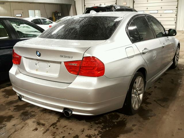 WBAPL33509A404743 - 2009 BMW 335 XI SILVER photo 4