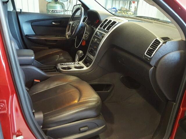 1GKKRRED6CJ323275 - 2012 GMC ACADIA SLT მუქწითელი ფოტო 5