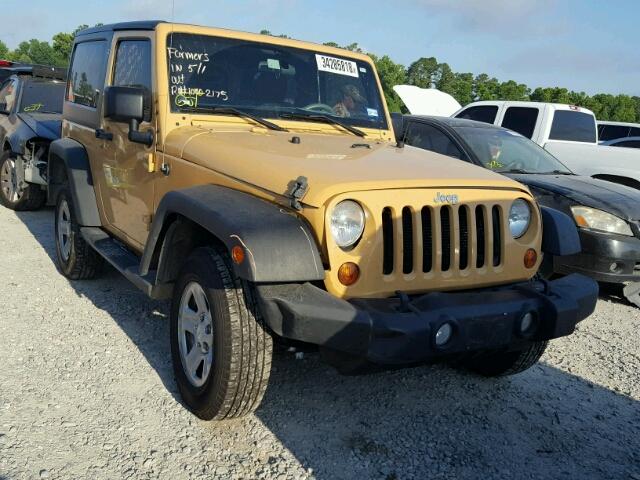 1C4AJWAG4DL674849 - 2013 JEEP WRANGLER S YELLOW photo 1