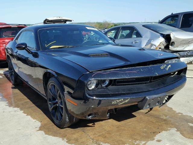 2C3CDZAGXGH209872 - 2016 DODGE CHALLENGER BLACK photo 1