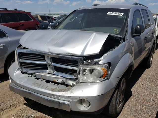 1D8HB58P37F585094 - 2007 DODGE DURANGO LI SILVER photo 2