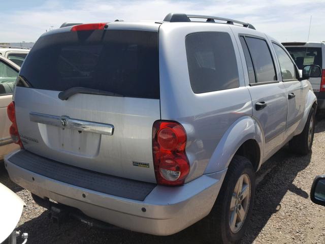 1D8HB58P37F585094 - 2007 DODGE DURANGO LI SILVER photo 4