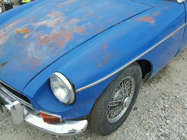 GHN4U146221G - 1968 MGB ROADSTER BLUE photo 9