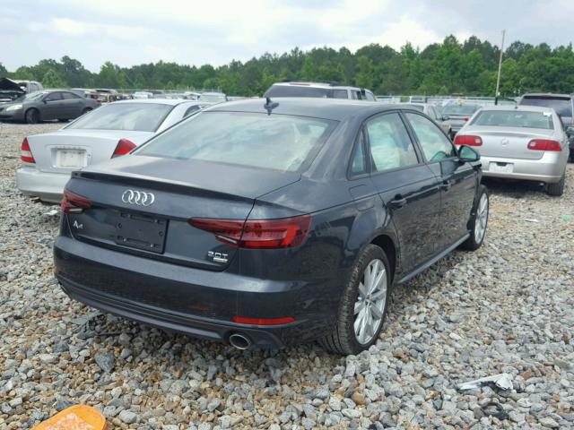 WAUKMAF45JA019195 - 2018 AUDI A4 ULTRA P BLACK photo 4