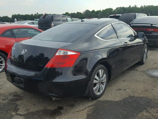 1HGCS12879A006306 - 2009 HONDA ACCORD EXL BLACK photo 4