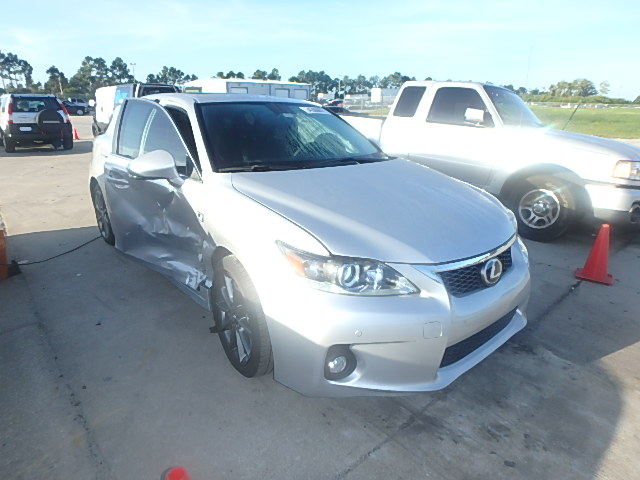 JTHKD5BH1D2153167 - 2013 LEXUS CT 200 SILVER photo 1