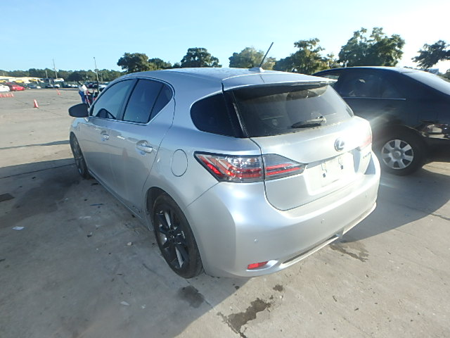 JTHKD5BH1D2153167 - 2013 LEXUS CT 200 SILVER photo 3