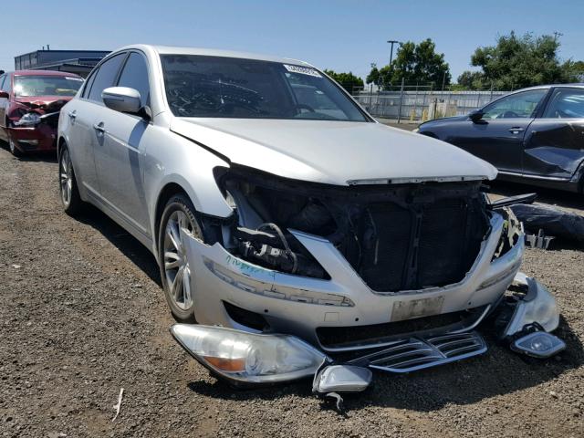 KMHGC46FX9U031847 - 2009 HYUNDAI GENESIS 4. SILVER photo 1