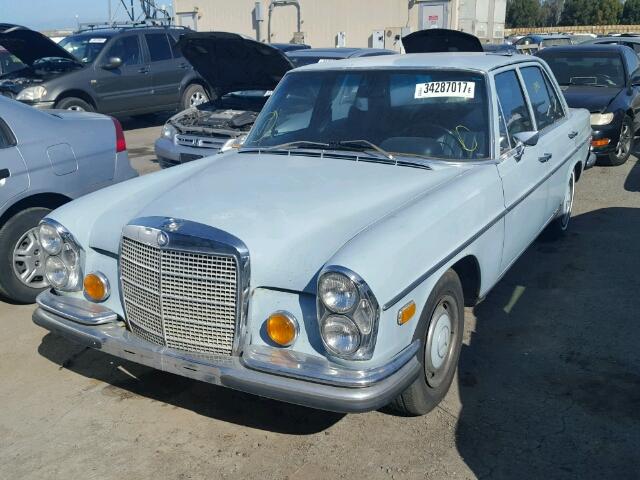 10801812037410 - 1970 MERCEDES-BENZ 280SE BLUE photo 2