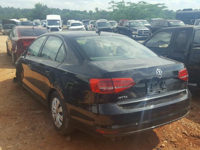 3VW2K7AJ8FM407019 - 2015 VOLKSWAGEN JETTA BASE 黑色 照片 3