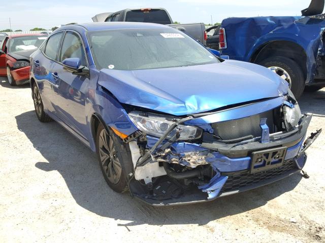 SHHFK7H82JU215663 - 2018 HONDA CIVIC EXL ლურჯი ფოტო 1