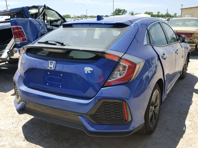 SHHFK7H82JU215663 - 2018 HONDA CIVIC EXL ლურჯი ფოტო 4