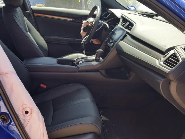 SHHFK7H82JU215663 - 2018 HONDA CIVIC EXL ლურჯი ფოტო 5