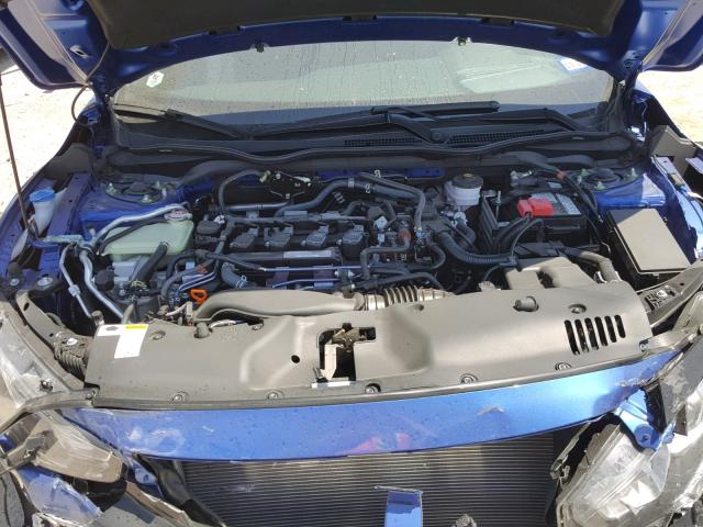 SHHFK7H82JU215663 - 2018 HONDA CIVIC EXL ლურჯი ფოტო 7