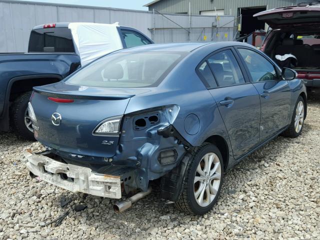 JM1BL1S52A1237454 - 2010 MAZDA 3 S BLUE photo 4