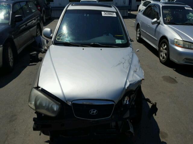 KMHDN55D83U082628 - 2003 HYUNDAI ELANTRA SILVER photo 7