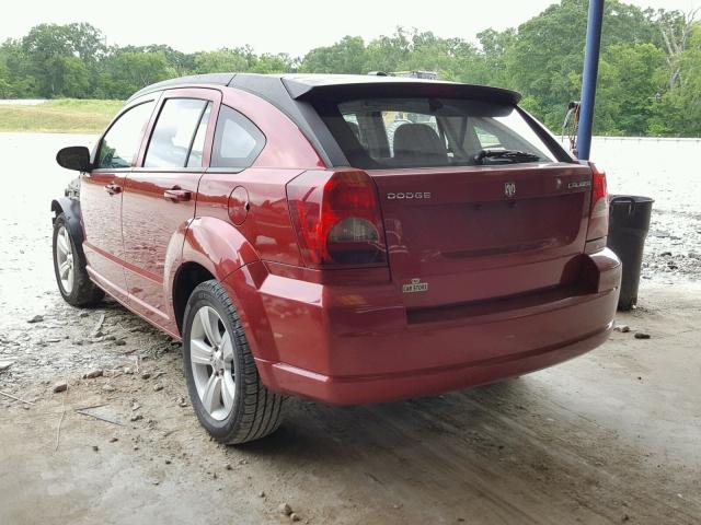 1B3CB3HA8AD615526 - 2010 DODGE CALIBER MA RED photo 3