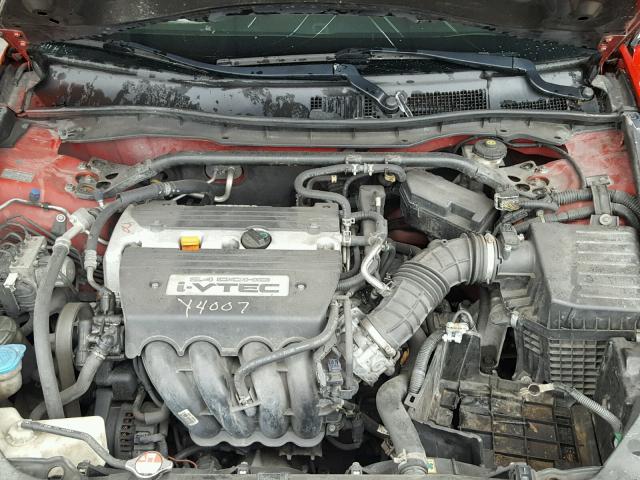 1HGCS12319A007052 - 2009 HONDA ACCORD LX RED photo 7