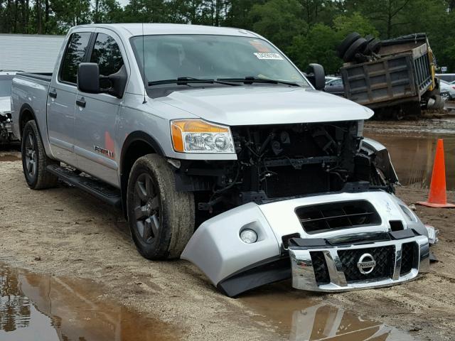 1N6BA0ED8FN511644 - 2015 NISSAN TITAN S SILVER photo 1