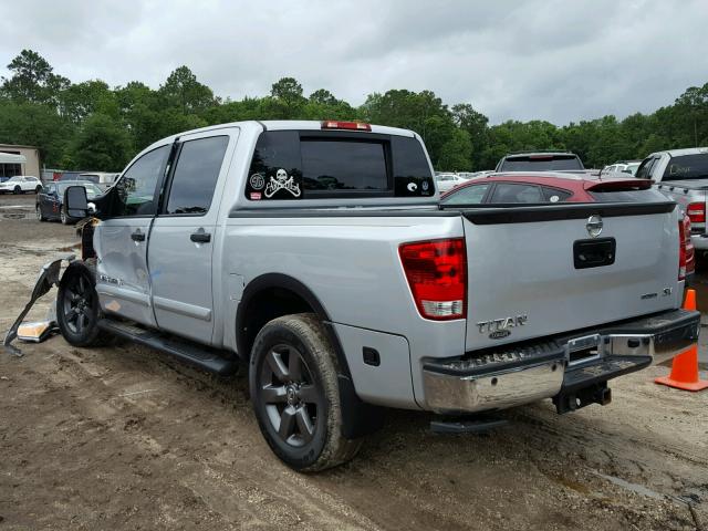 1N6BA0ED8FN511644 - 2015 NISSAN TITAN S SILVER photo 3