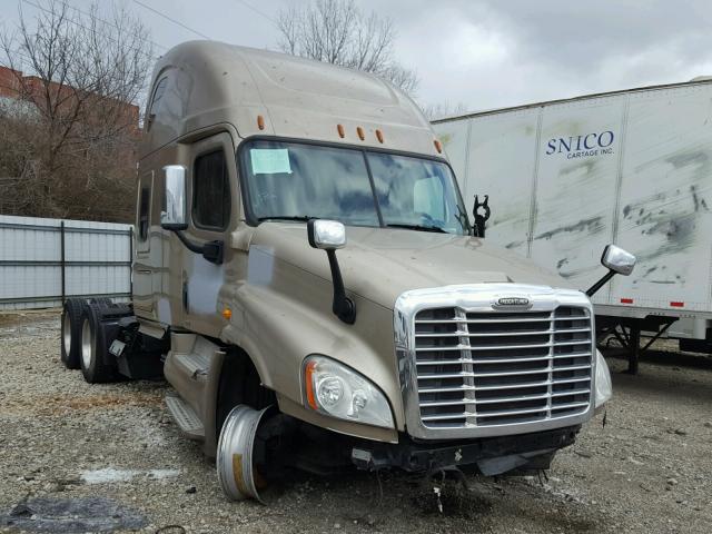 1FUJGLD5XELFR6291 - 2014 FREIGHTLINER CASCADIA 1 TAN photo 1