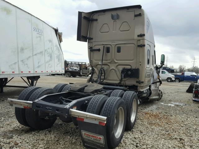 1FUJGLD5XELFR6291 - 2014 FREIGHTLINER CASCADIA 1 TAN photo 4